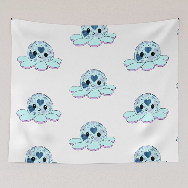 Item preview, happy little octopus (heart edition) designed and sold by ShipsinParadise.