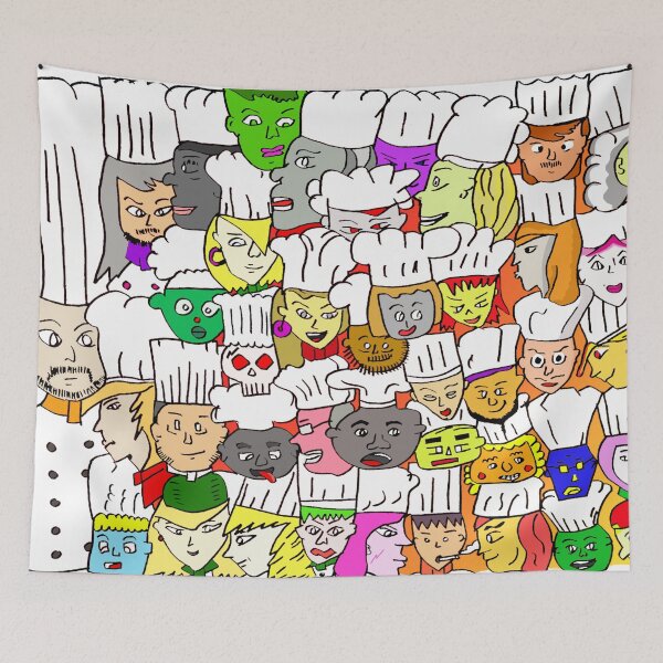 Item preview, Chef Troops Doodle designed and sold by ozilioclothing.