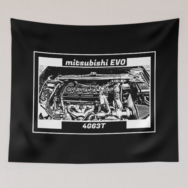 Item preview, MITSUBISHI LANCER EVO IX ENGINE (Black Version) designed and sold by Cero81.