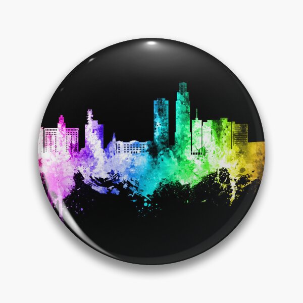 Artikelvorschau, Omaha Nebraska Skyline entworfen und verkauft von ArtPrints.