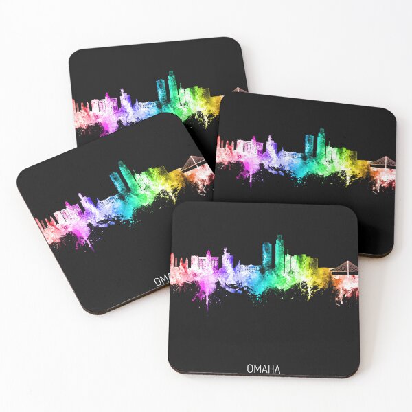 Item preview, Omaha Nebraska Skyline designed and sold by ArtPrints.