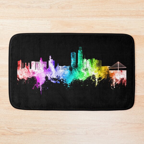 Item preview, Omaha Nebraska Skyline designed and sold by ArtPrints.