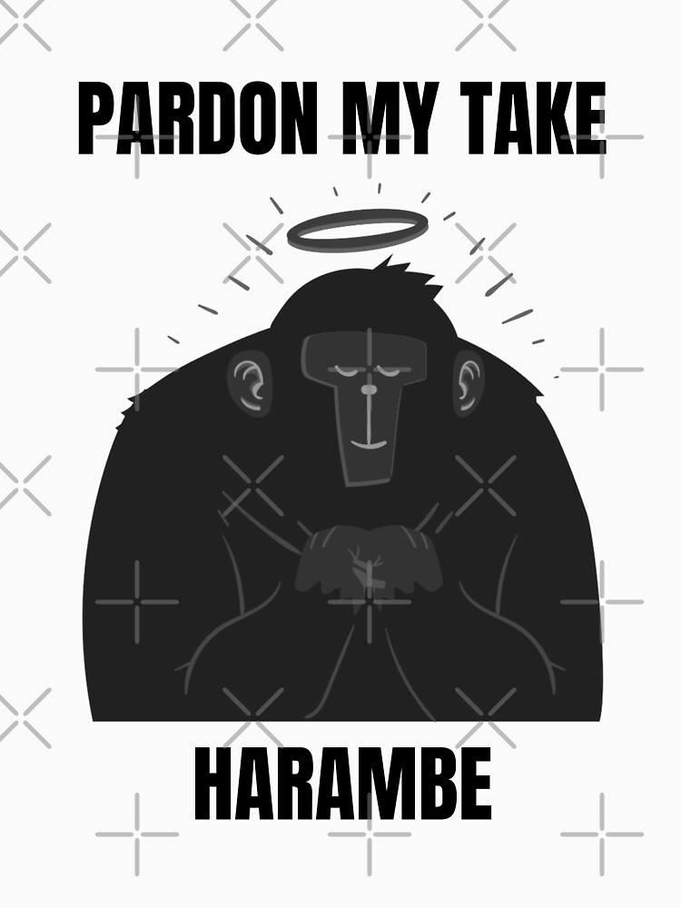 PMT Harambe T-shirt, rip Harambe Essential T-Shirt for Sale by