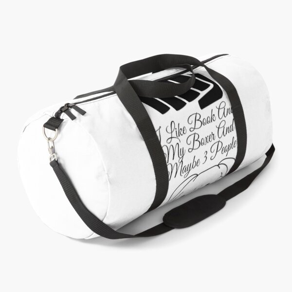 Item preview,  I Like Book And My Boxer And Maybe 3 People,funny,dog designed and sold by SENMARO100.