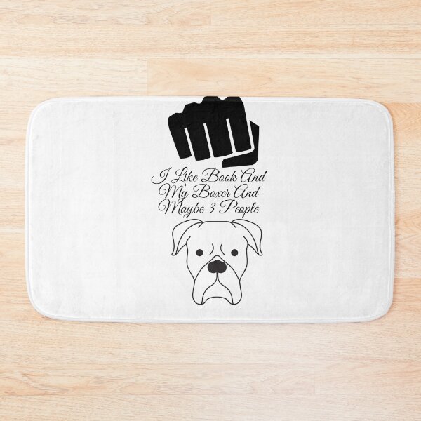Item preview,  I Like Book And My Boxer And Maybe 3 People,funny,dog designed and sold by SENMARO100.