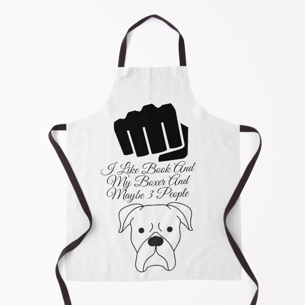 Item preview, I Like Book And My Boxer And Maybe 3 People,funny,dog designed and sold by SENMARO100.