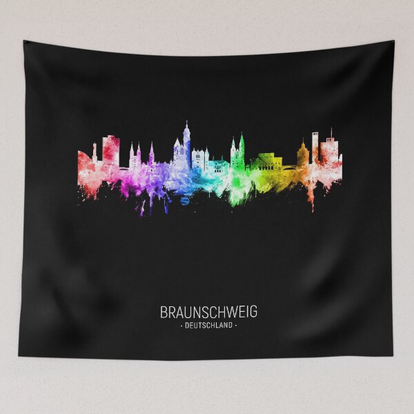 Item preview, Braunschweig Germany Skyline designed and sold by ArtPrints.