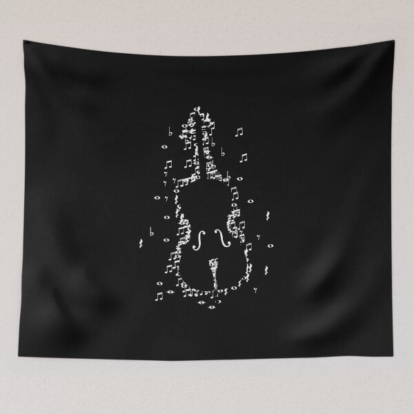 Item preview, Cello made from music notes designed and sold by DerSenat.