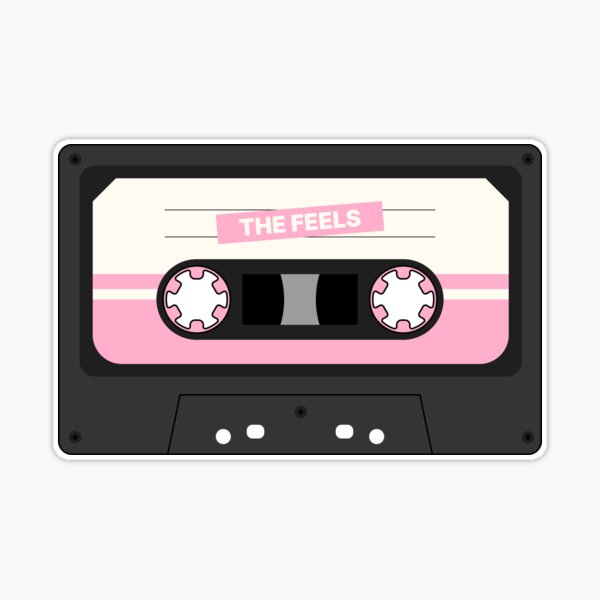 downtown girl blank cassette tape aesthetic Sticker for Sale by