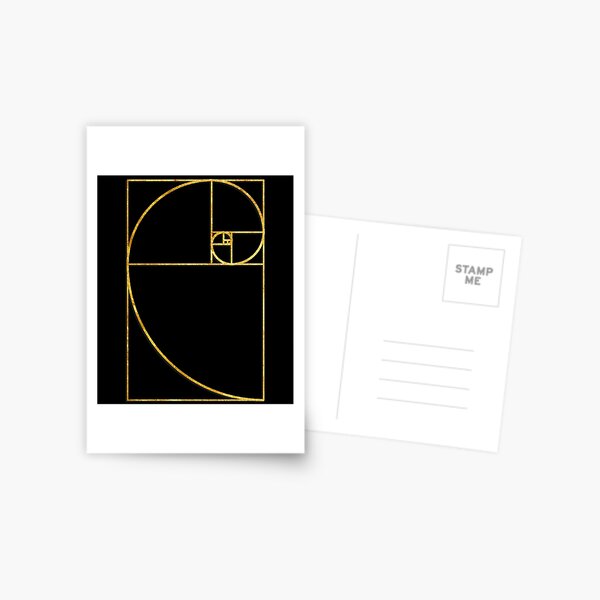 Item preview, Golden Ratio Sacred Fibonacci Spiral designed and sold by TheShirtYurt.