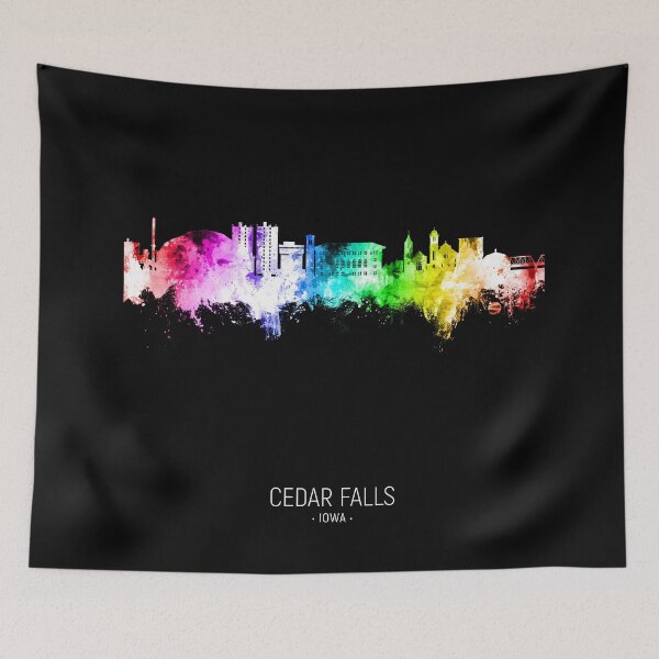 Item preview, Cedar Falls Iowa Skyline designed and sold by ArtPrints.