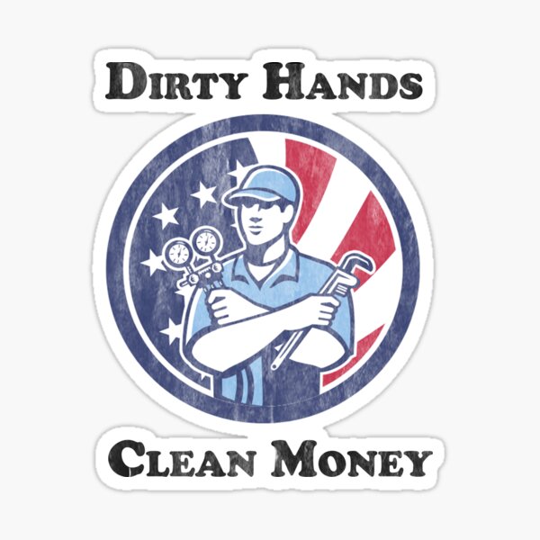Item preview, Dirty Hands Clean Money  designed and sold by diip.