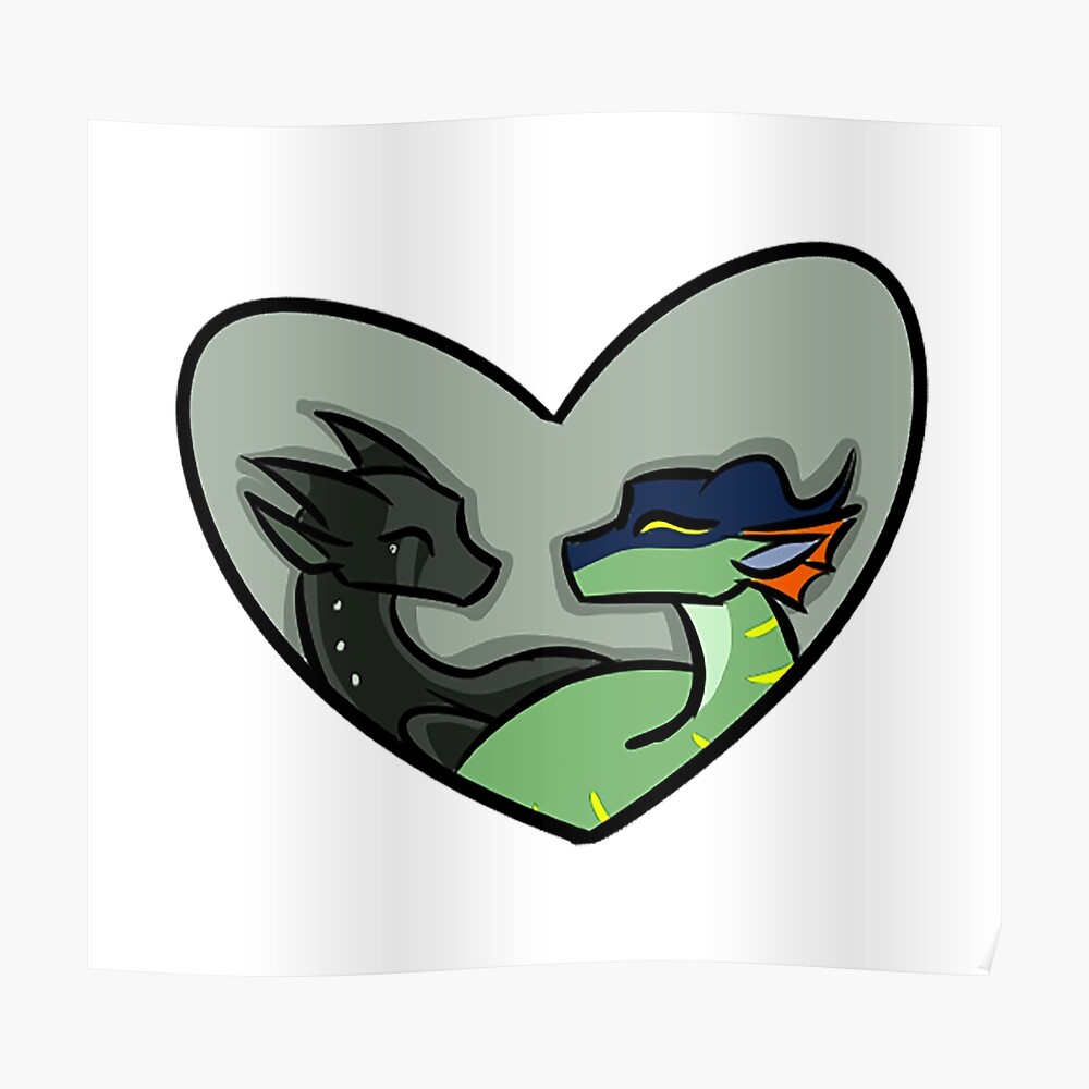 Glory And Deathbringer Heart Poster By Dragonkitty11 Redbubble