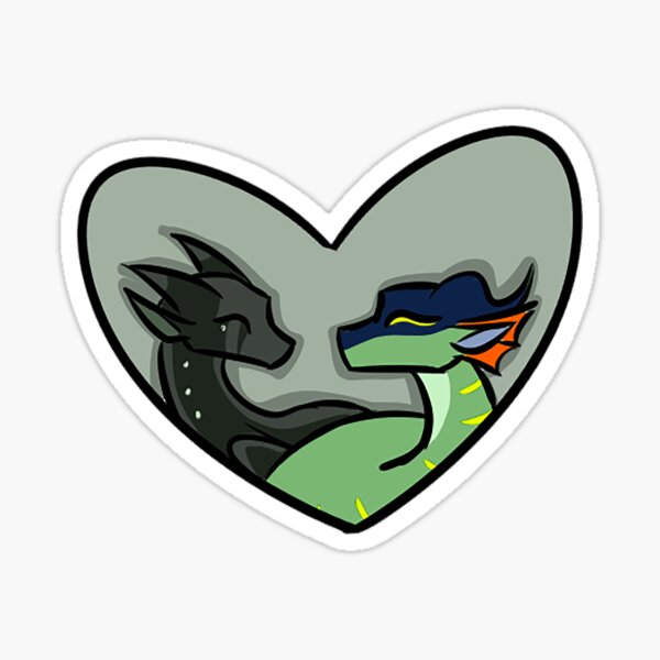 Glory And Deathbringer Heart Sticker For Sale By Dragonkitty11 Redbubble