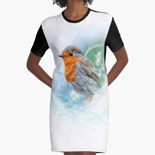 Robin - I Sing My Own Song Graphic T-Shirt Dress