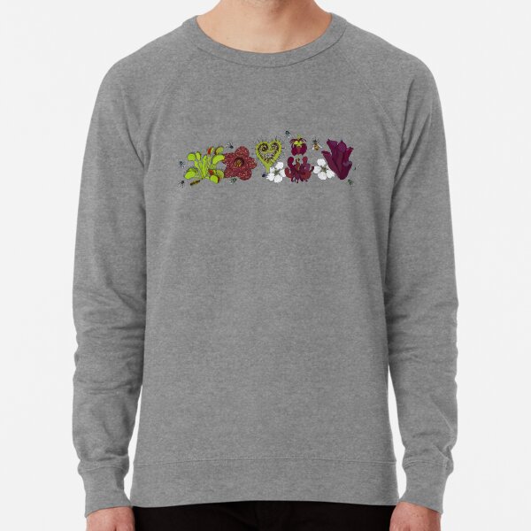 Insectivorous plants - array Lightweight Sweatshirt