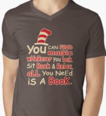 You Can Find Magic in Book Men's V-Neck T-Shirt
