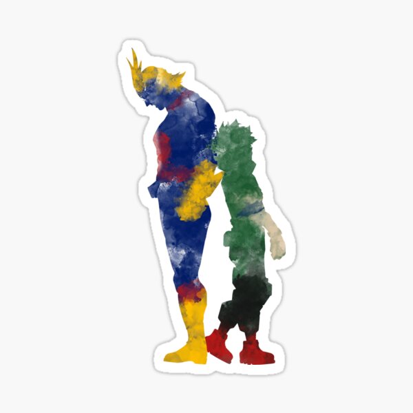 Kid Deku My Hero Academia Sticker Decal All Might Froppy Anime Meme