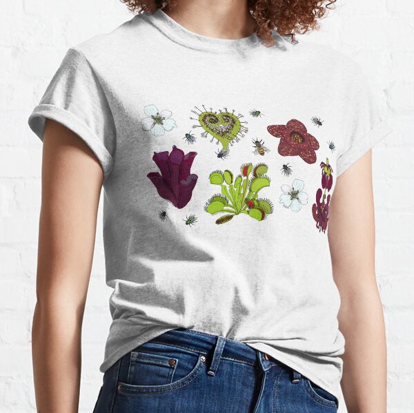 Insectivorous plants - scattered Classic T-Shirt