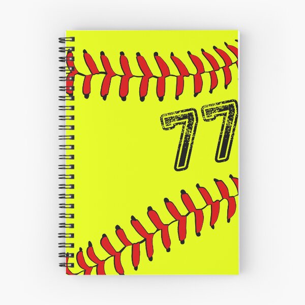 Item preview, Softball ball number 77, seventy seven  designed and sold by TheCultStuff.