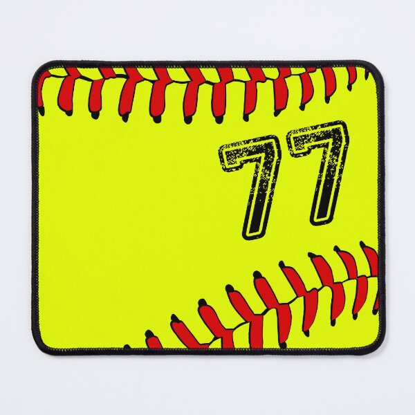 Item preview, Softball ball number 77, seventy seven  designed and sold by TheCultStuff.