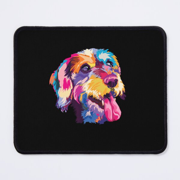 Item preview, Colorful Pudel Pointer Dog Portrait Art designed and sold by MrEddie10.