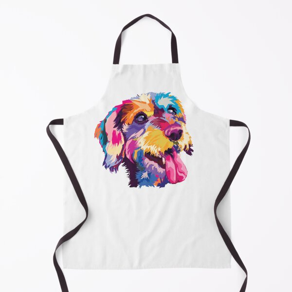 Item preview, Colorful Pudel Pointer Dog Portrait Art designed and sold by MrEddie10.