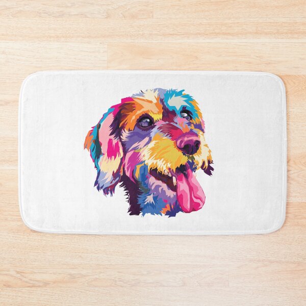 Item preview, Colorful Pudel Pointer Dog Portrait Art designed and sold by MrEddie10.
