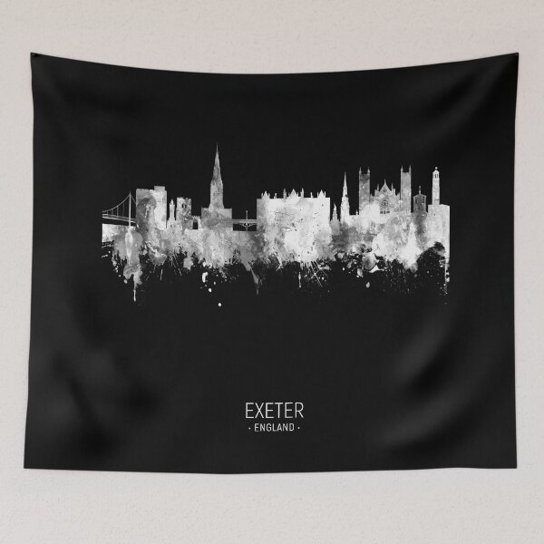 Item preview, Exeter England Skyline designed and sold by ArtPrints.