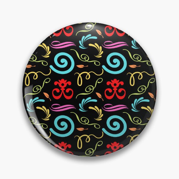 Item preview,  Black Swirly Floral Pattern | Elegant Pattern | Black And White | Geometric Patterns designed and sold by SeemDev786.