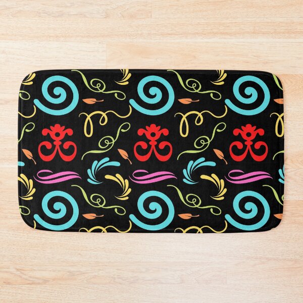 Item preview,  Black Swirly Floral Pattern | Elegant Pattern | Black And White | Geometric Patterns designed and sold by SeemDev786.