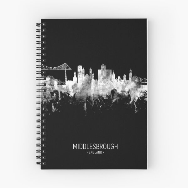 Item preview, Middlesbrough England Skyline designed and sold by ArtPrints.