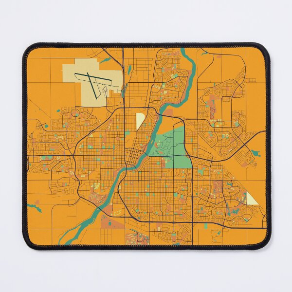 Item preview, Saskatoon city map printable - Art deco and Wall art designed and sold by PostersProf1.