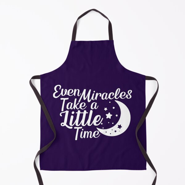 Item preview, even miracles take a little time - inspirational quotes designed and sold by Hoetoons.