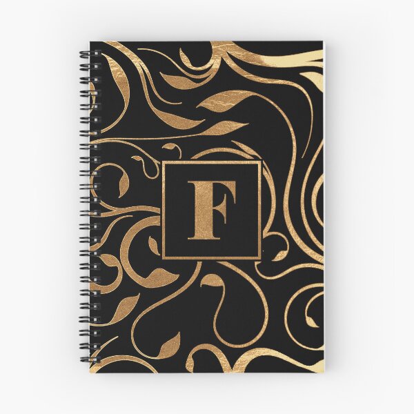 Item preview, Golden floral letter F designed and sold by andiB.