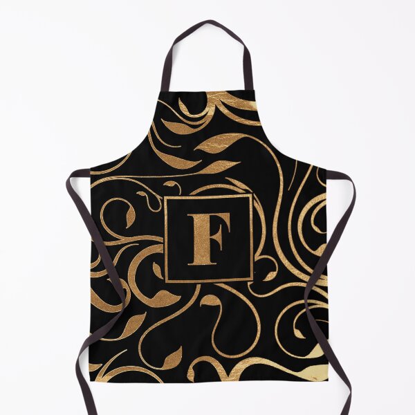 Item preview, Golden floral letter F designed and sold by andiB.