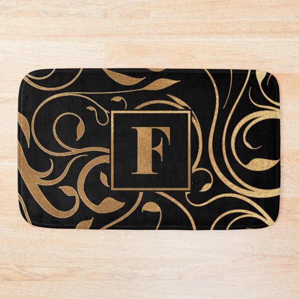 Item preview, Golden floral letter F designed and sold by andiB.