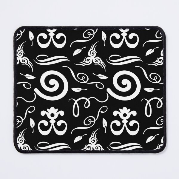 Item preview, Black Swirly Floral Pattern | Elegant Pattern | Black And White | Geometric Patterns designed and sold by SeemDev786.