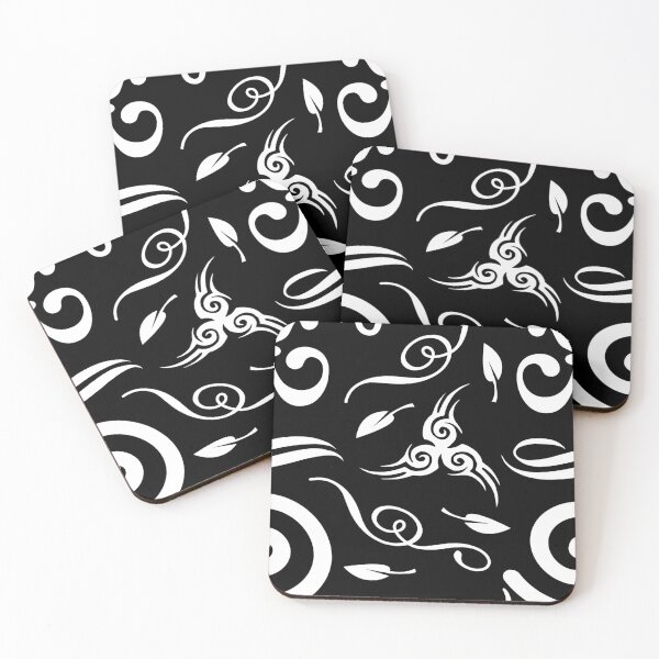 Item preview, Black Swirly Floral Pattern | Elegant Pattern | Black And White | Geometric Patterns designed and sold by SeemDev786.