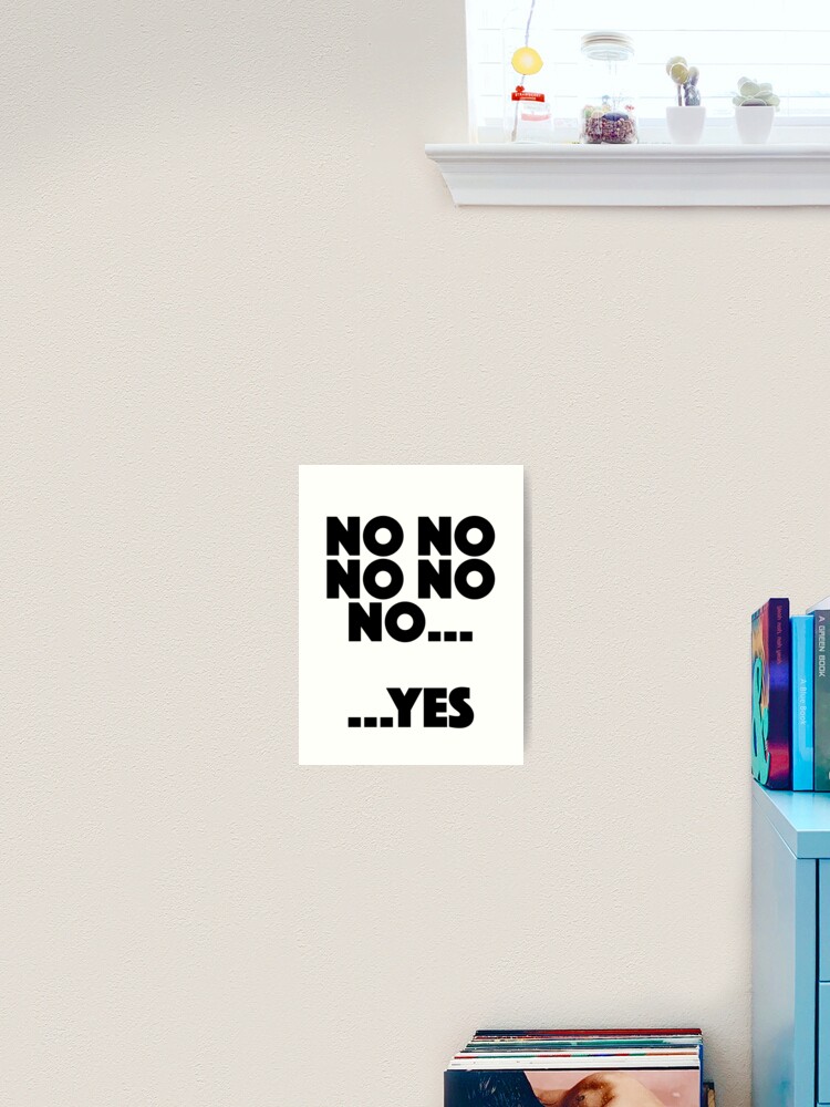 Vicar Of Dibley No No No Yes Art Print By Roskopp Redbubble