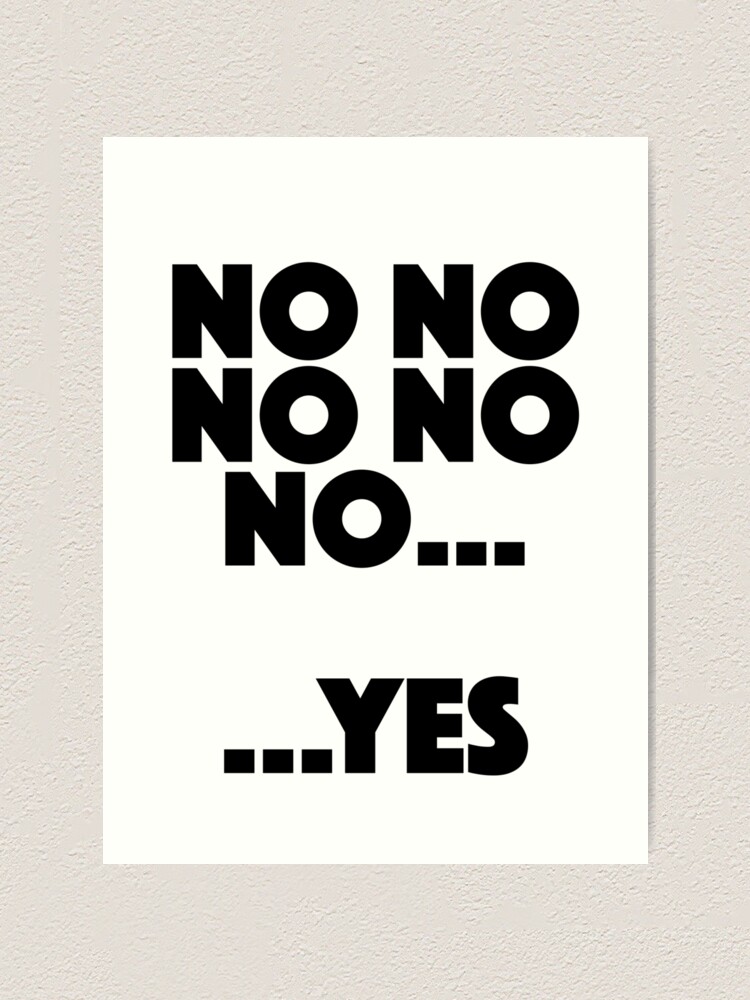 Vicar Of Dibley No No No Yes Art Print By Roskopp Redbubble