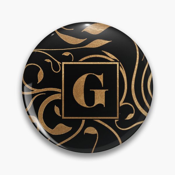 Item preview, Golden floral letter G designed and sold by andiB.