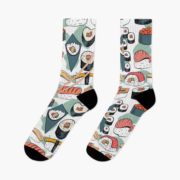 Item preview, Sushi Japanese Food Lover Pattern Unique Asian designed and sold by katagnesart.