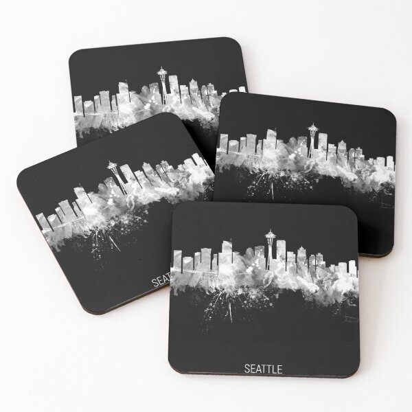 Item preview, Seattle Washington Skyline designed and sold by ArtPrints.