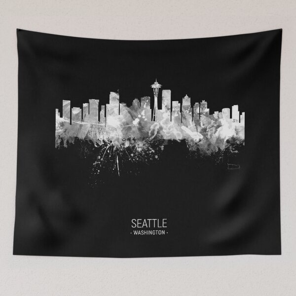 Item preview, Seattle Washington Skyline designed and sold by ArtPrints.