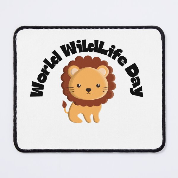 Item preview, World WildLife Day Baby Lion designed and sold by RelaxTimeYogaa.
