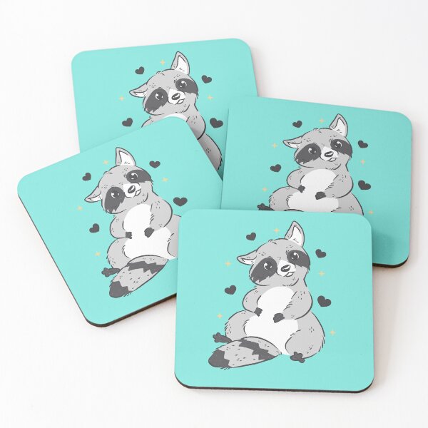 Item preview, cute raccoon designed and sold by KSP Designs.