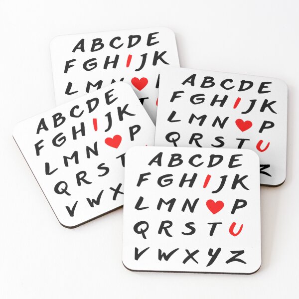 Item preview, ABC I Love You Tee for Women Love Heart Alphabetic Letters designed and sold by NunoSanchez.