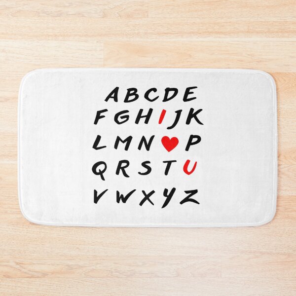 Item preview, ABC I Love You Tee for Women Love Heart Alphabetic Letters designed and sold by NunoSanchez.