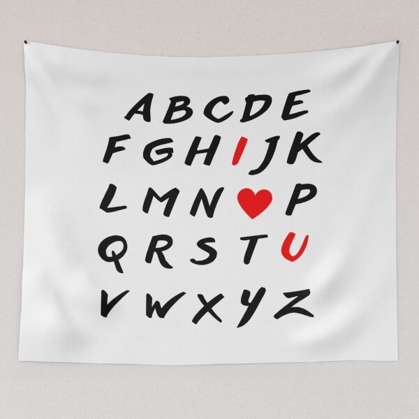 Item preview, ABC I Love You Tee for Women Love Heart Alphabetic Letters designed and sold by NunoSanchez.